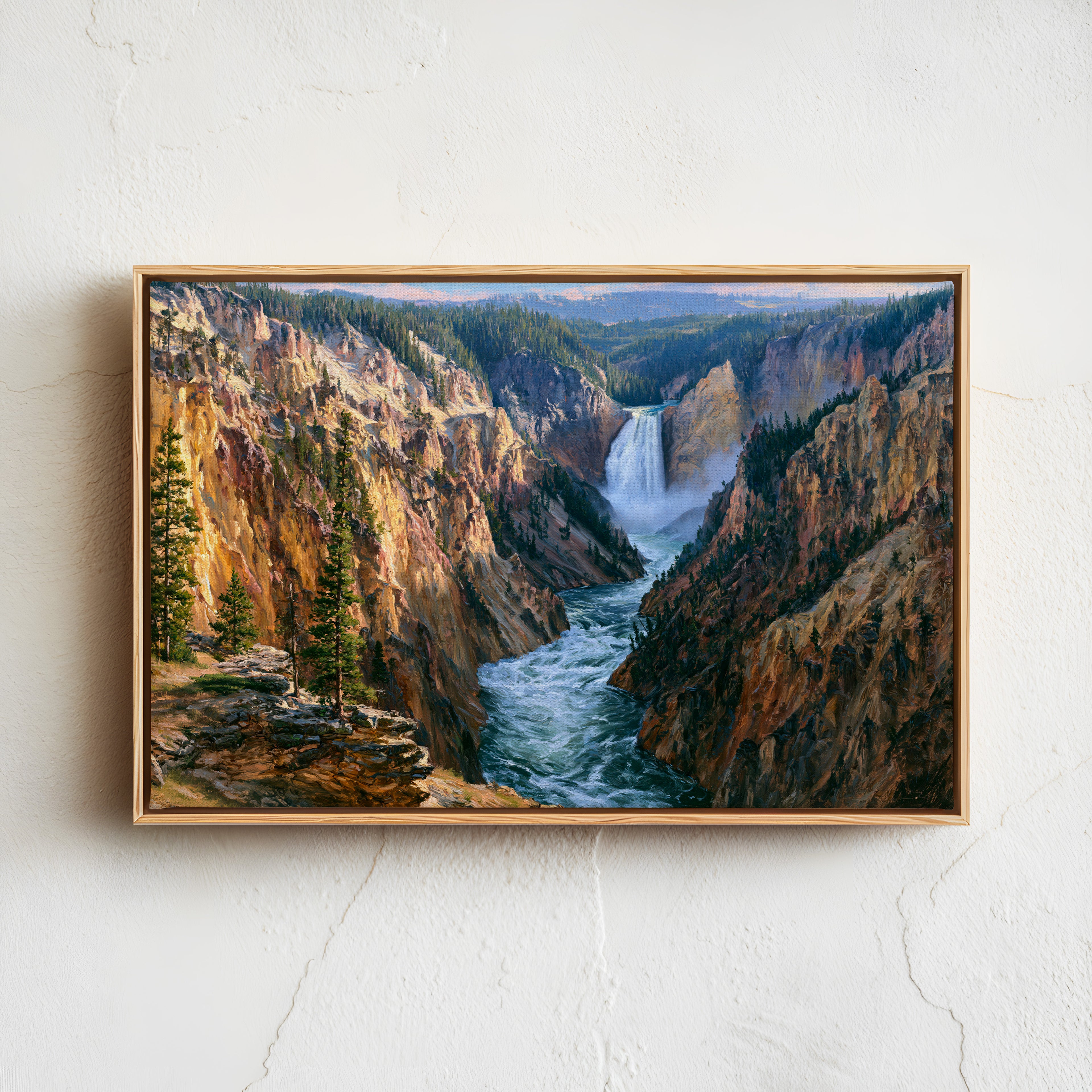 Yellowstone National Park Classical Oil Painting