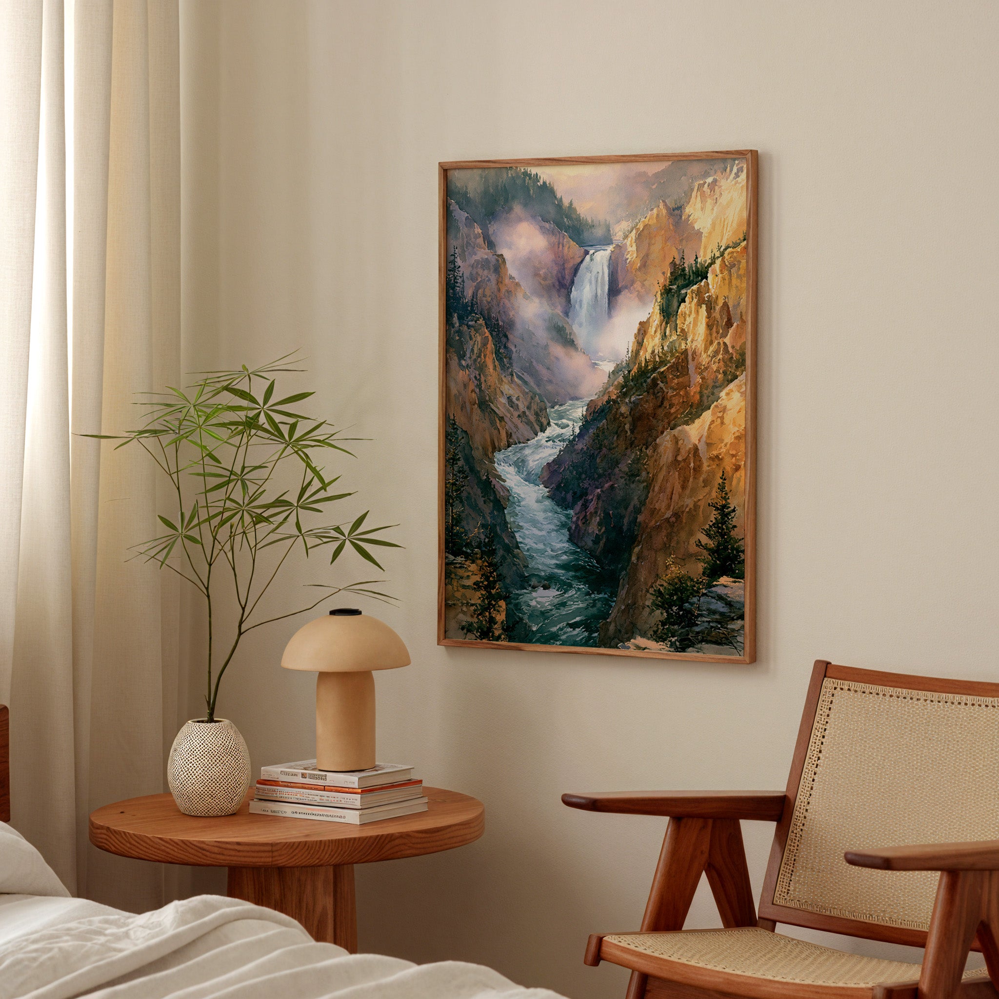 Yellowstone National Park Watercolor Art