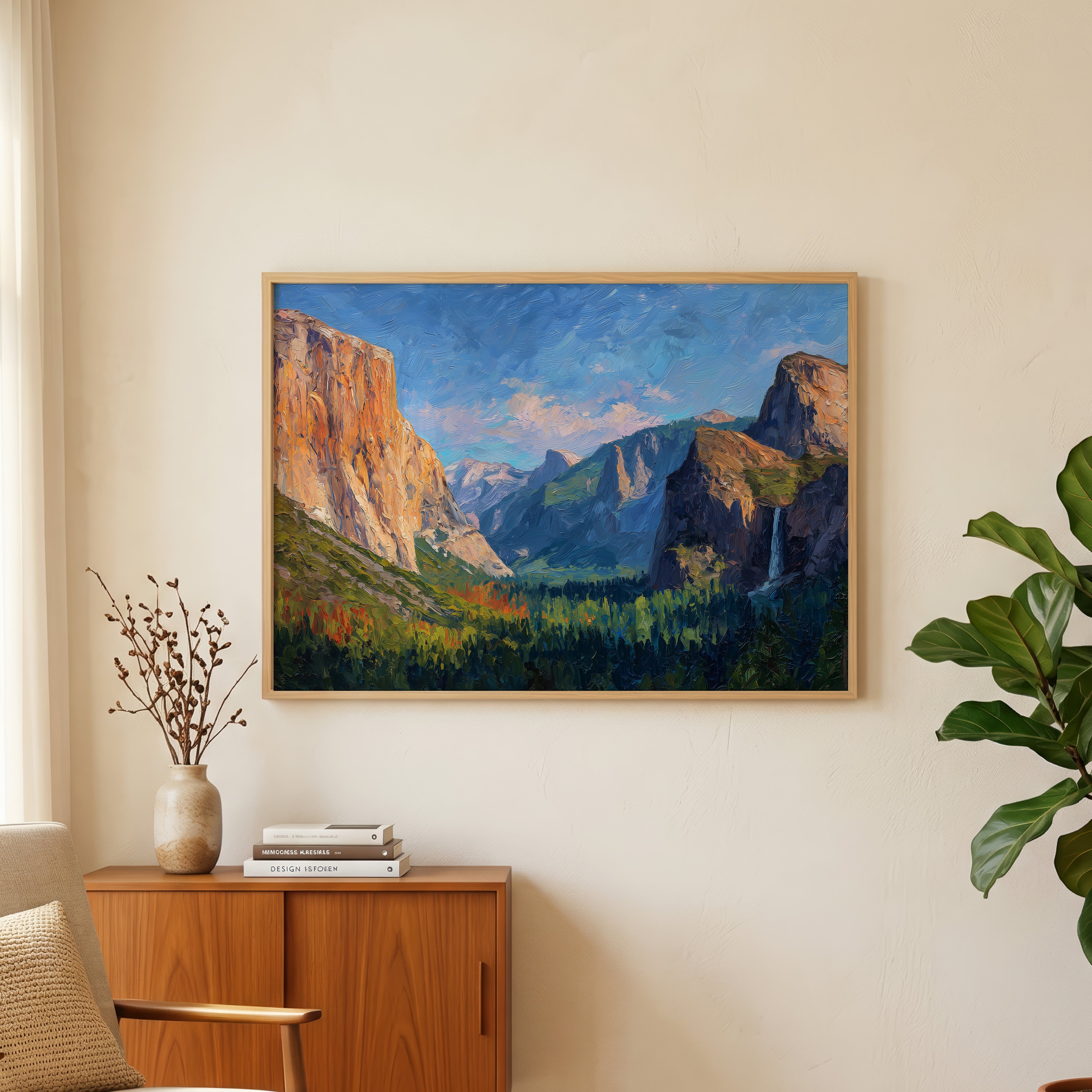Yosemite National Park Oil Painting