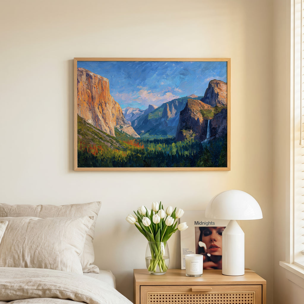 Yosemite National Park Oil Painting