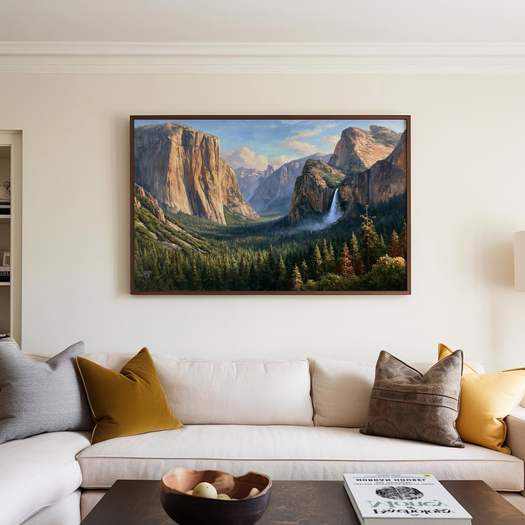 Yosemite National Park Classical Oil Painting