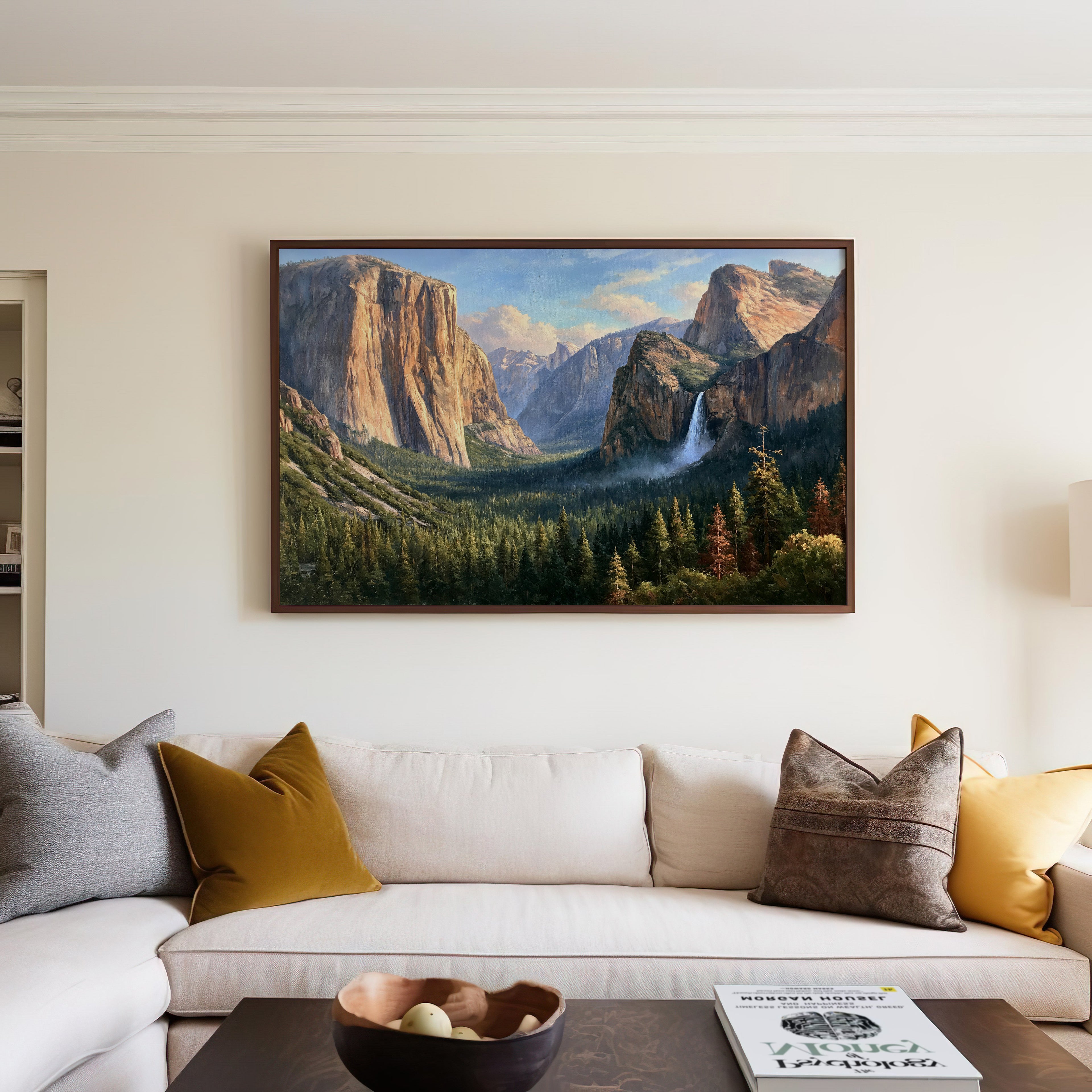 Yosemite National Park Classical Oil Painting