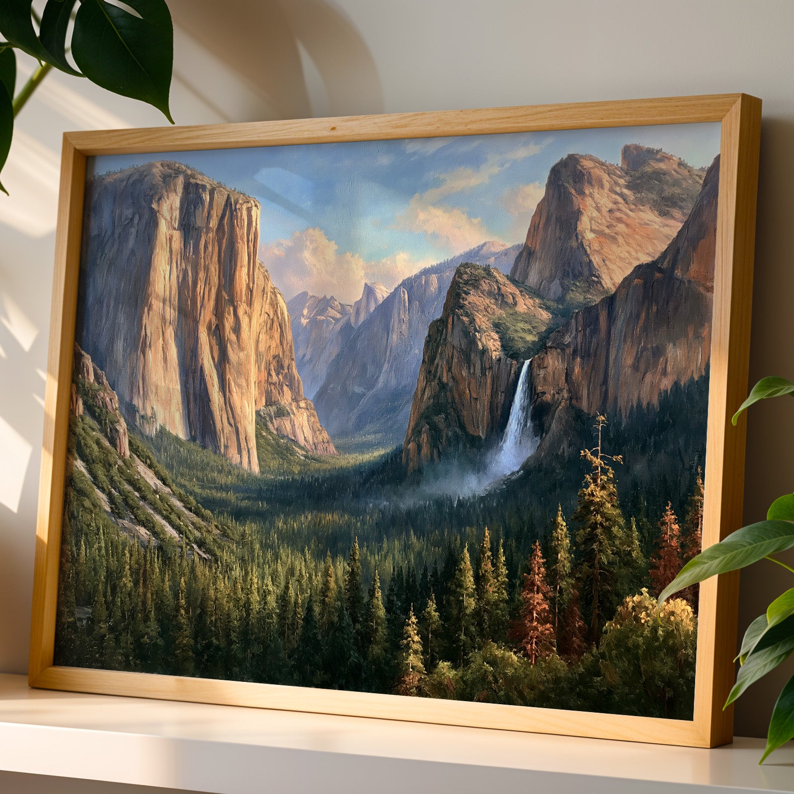Yosemite National Park Classical Oil Painting