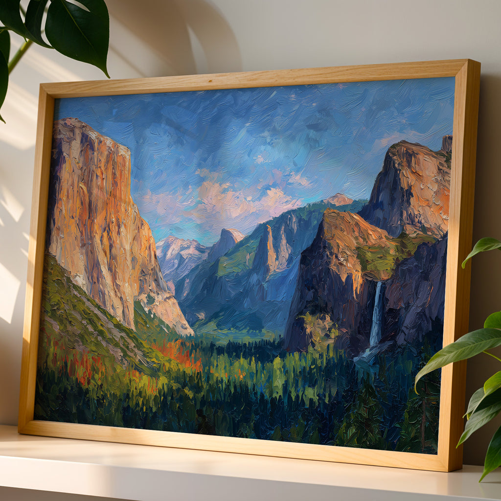 Yosemite National Park Oil Painting