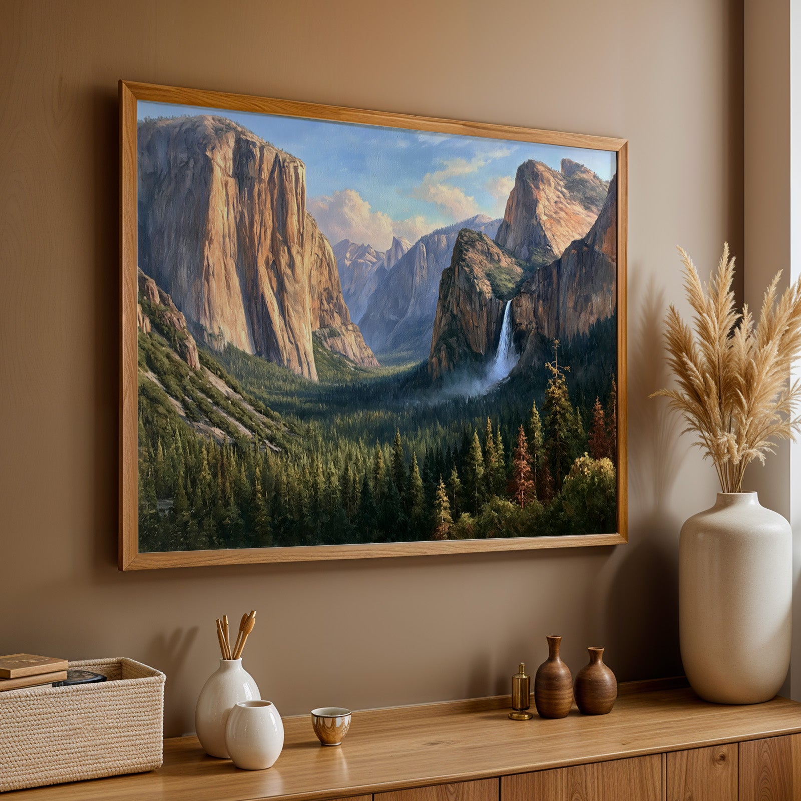 Yosemite National Park Classical Oil Painting