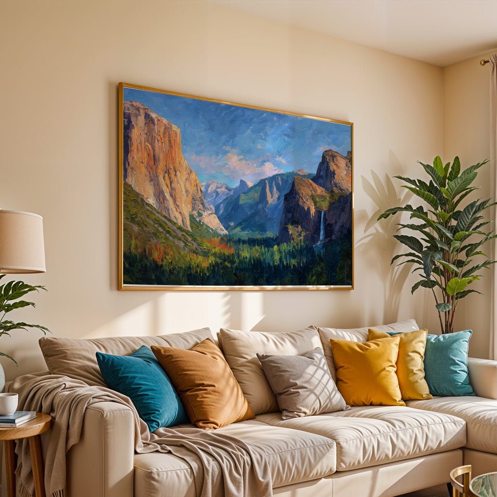 Yosemite National Park Oil Painting