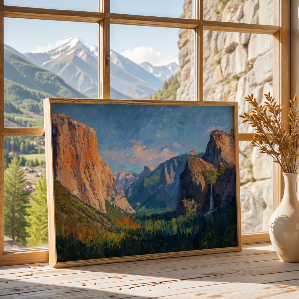 Yosemite National Park Oil Painting