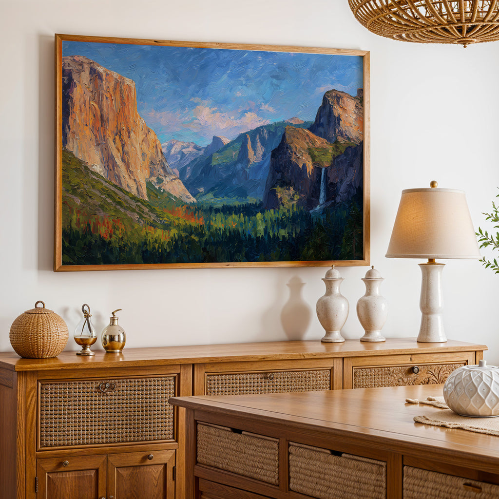 Yosemite National Park Oil Painting