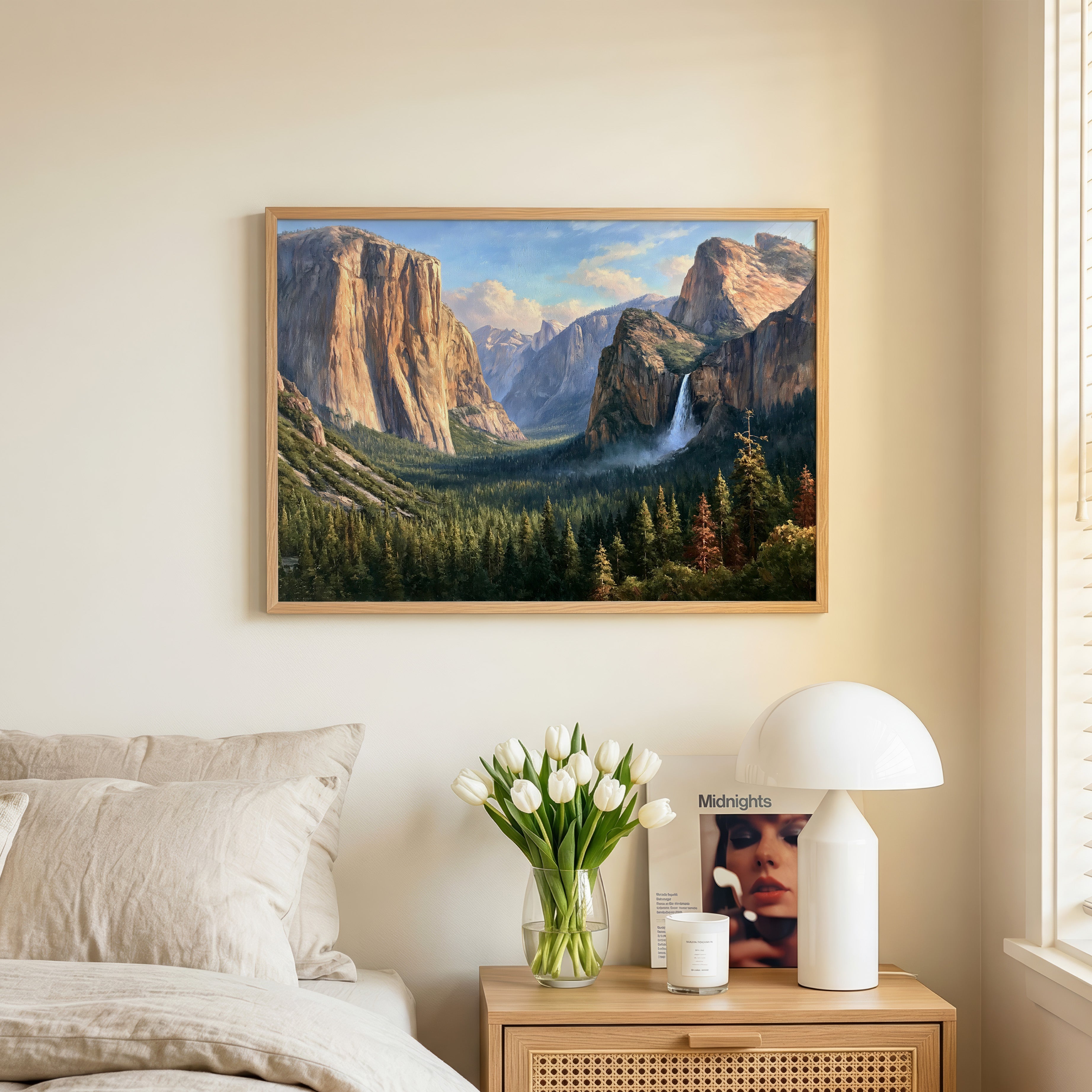 Yosemite National Park Classical Oil Painting