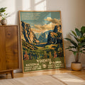Yosemite National Park Vintage WPA Art