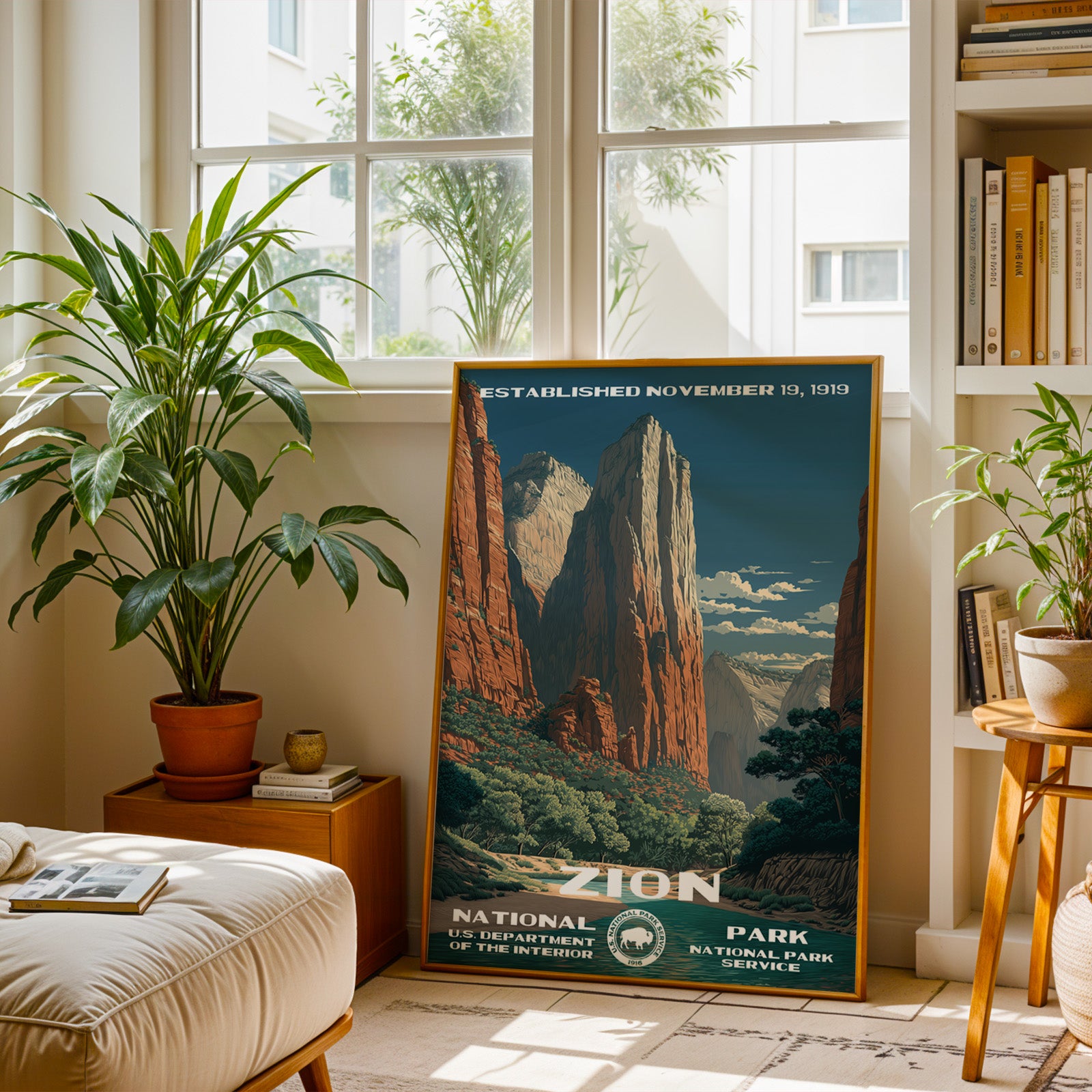 Zion National Park Vintage WPA