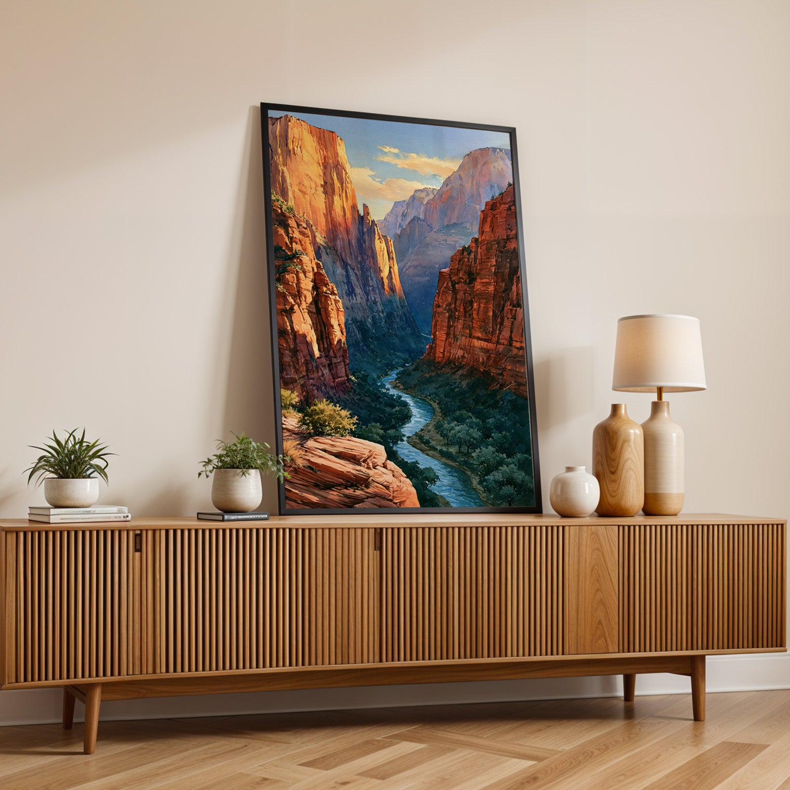 Zion National Park Watercolor Art