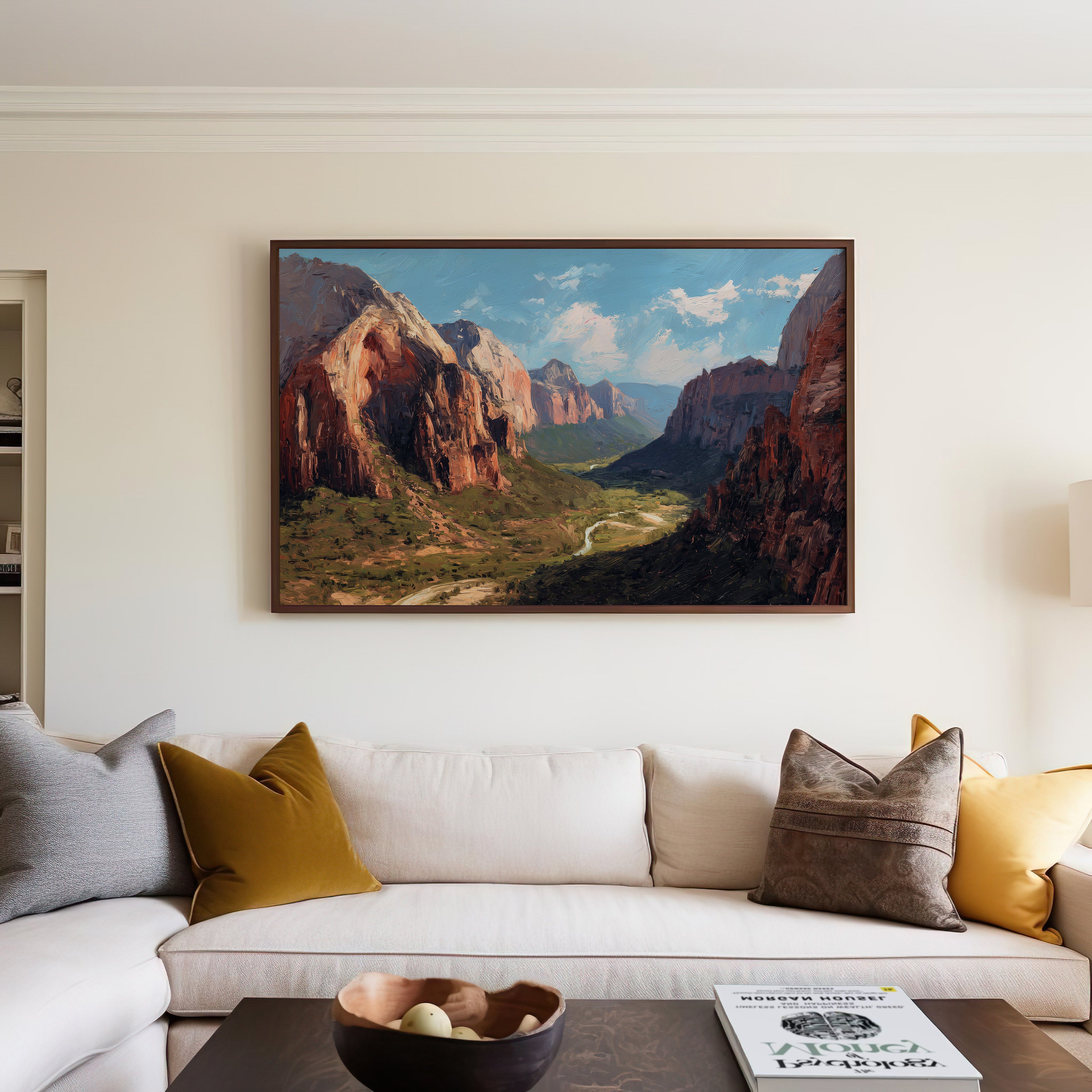 Zion National Park Oil Painting
