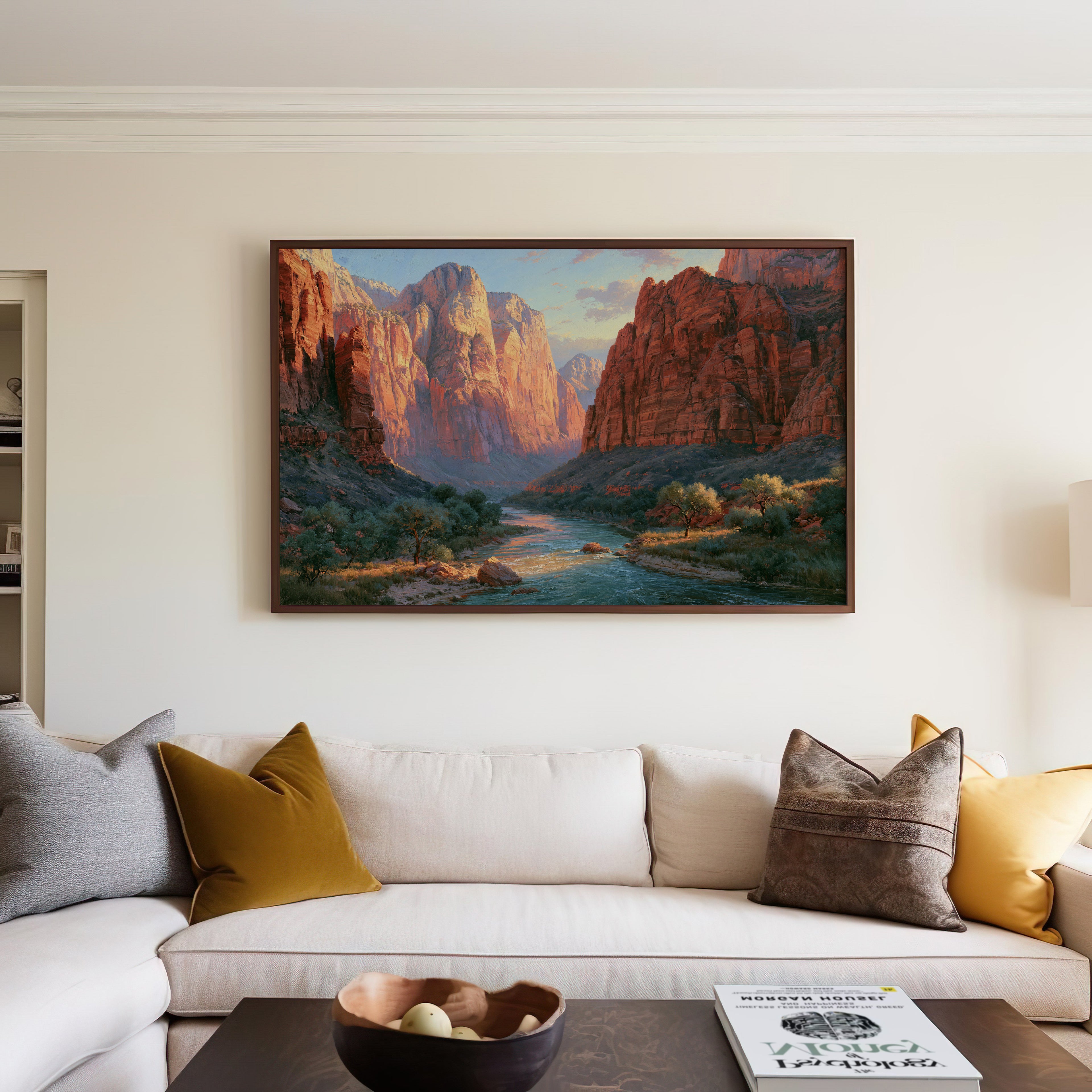 Zion National Park Classical Oil Painting