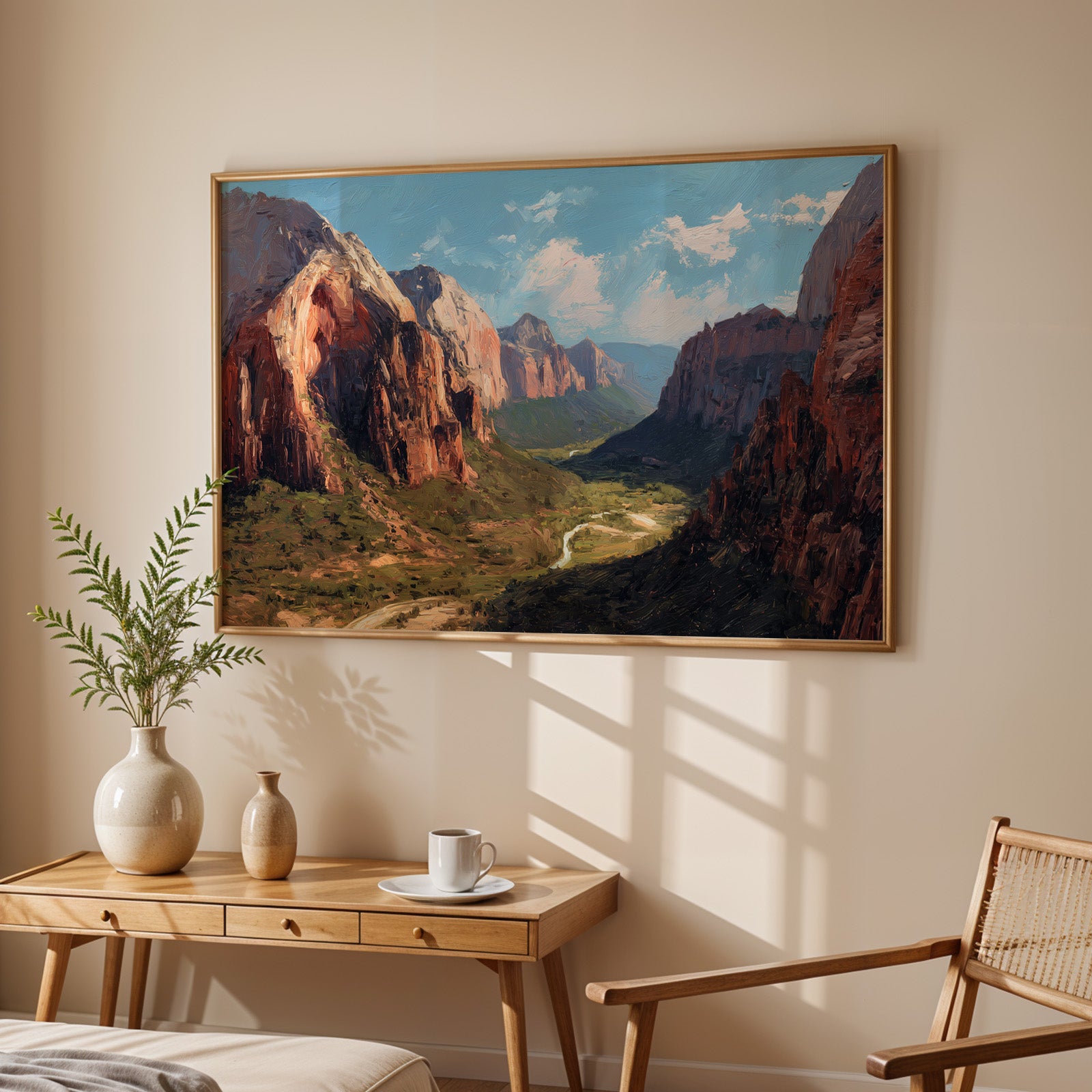 Zion National Park Oil Painting