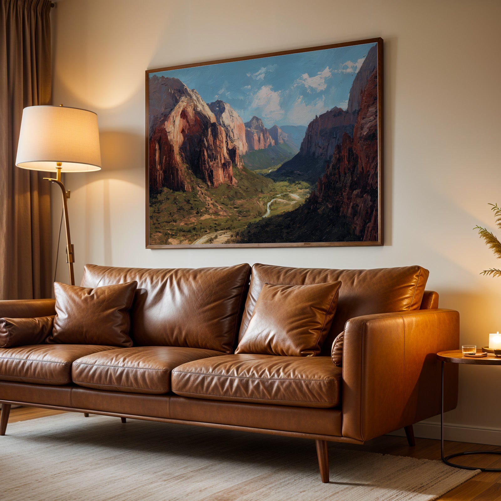 Zion National Park Oil Painting