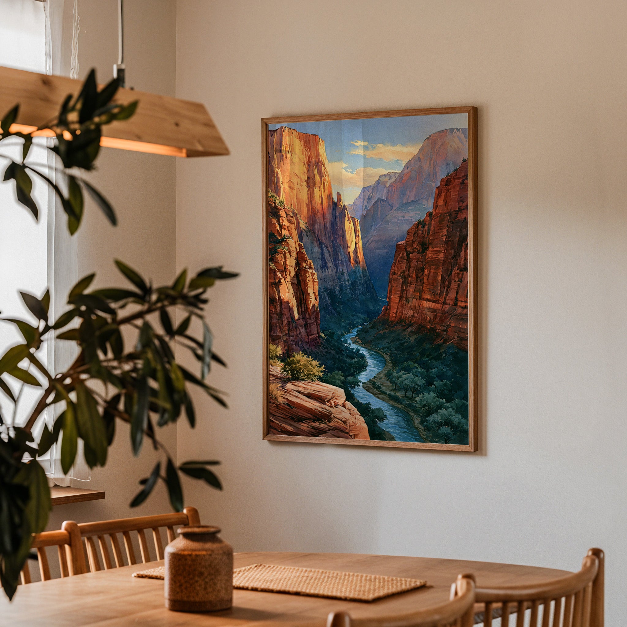 Zion National Park Watercolor Art