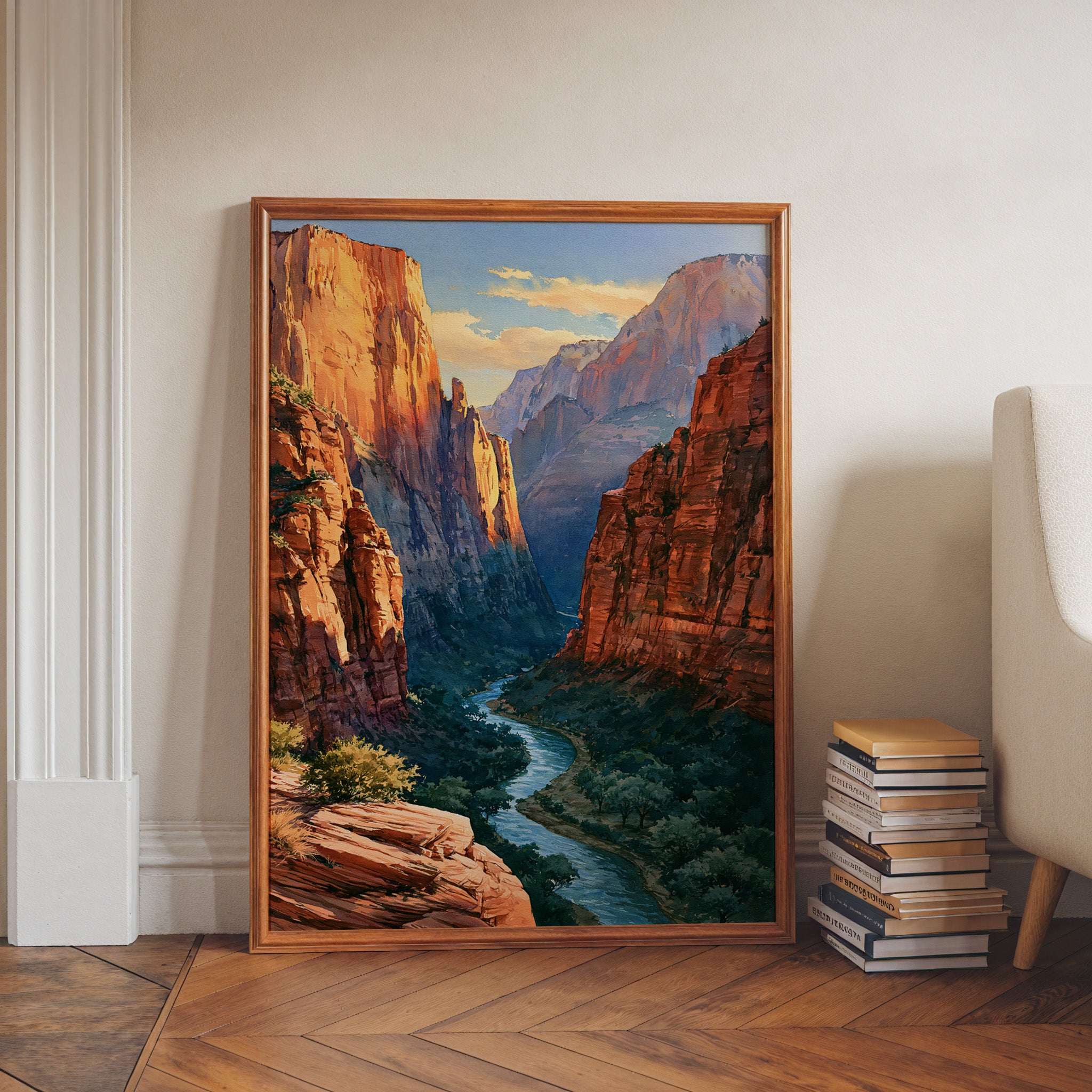 Zion National Park Watercolor Art
