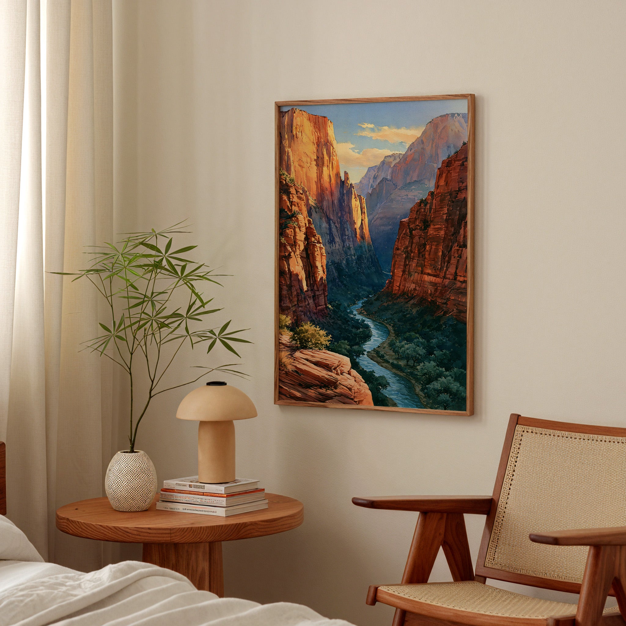 Zion National Park Watercolor Art