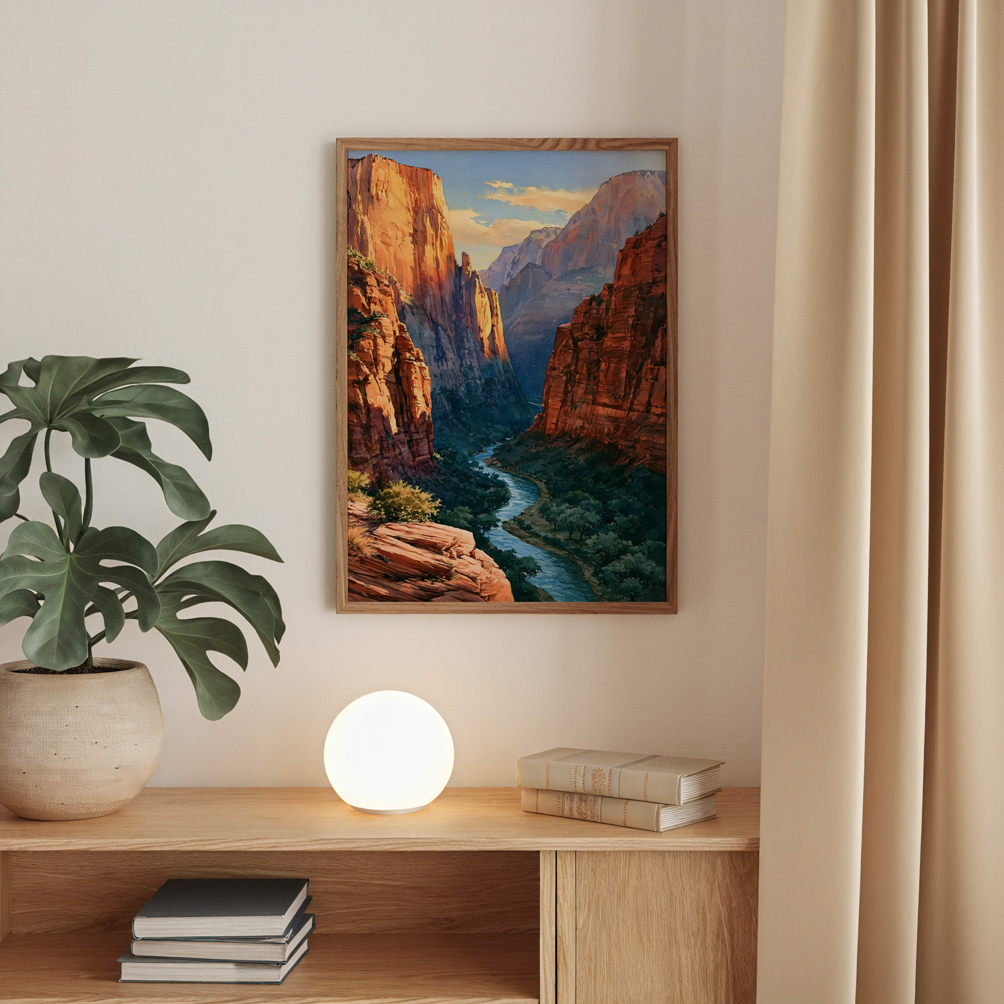 Zion National Park Watercolor Art