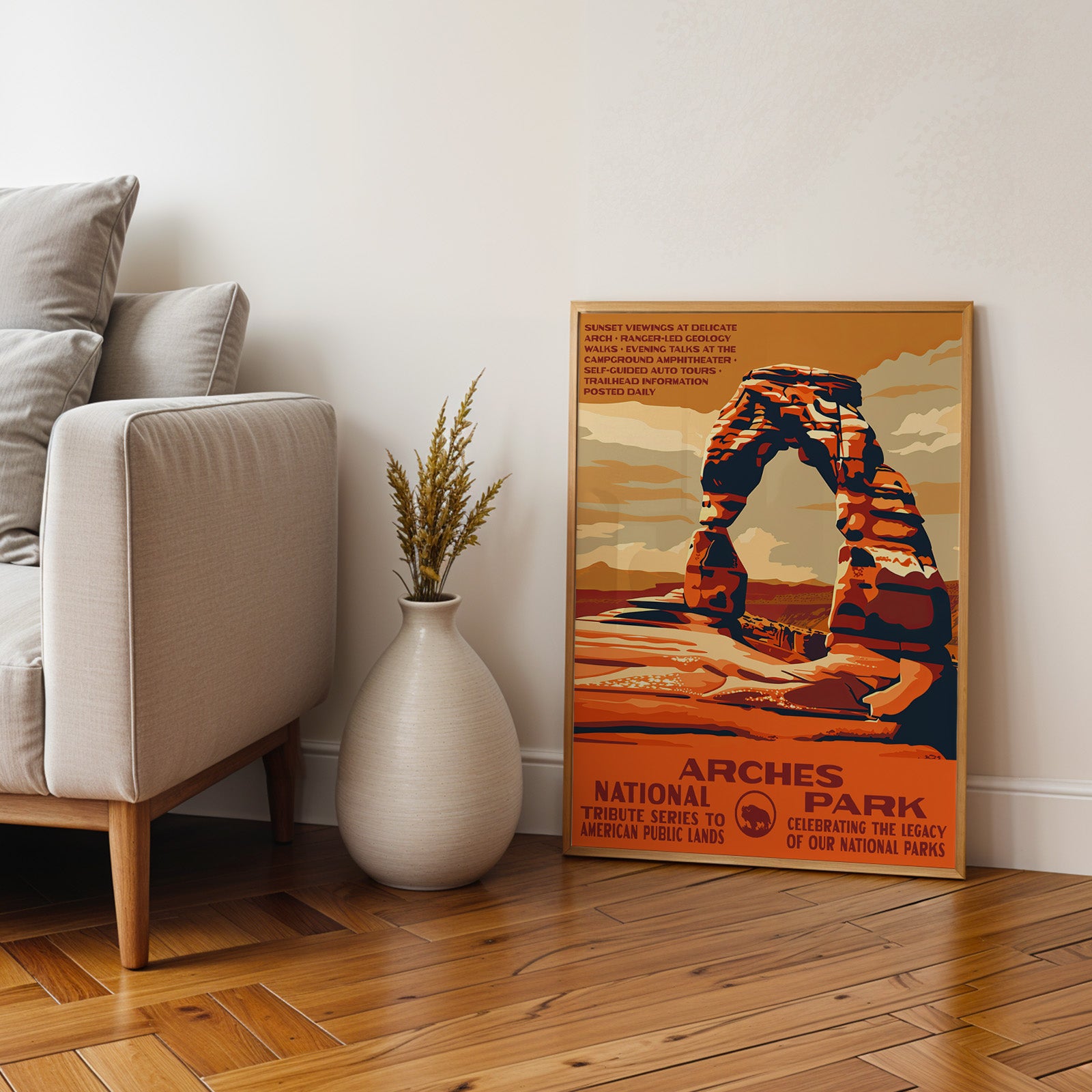 Arches National Park Vintage WPA Art