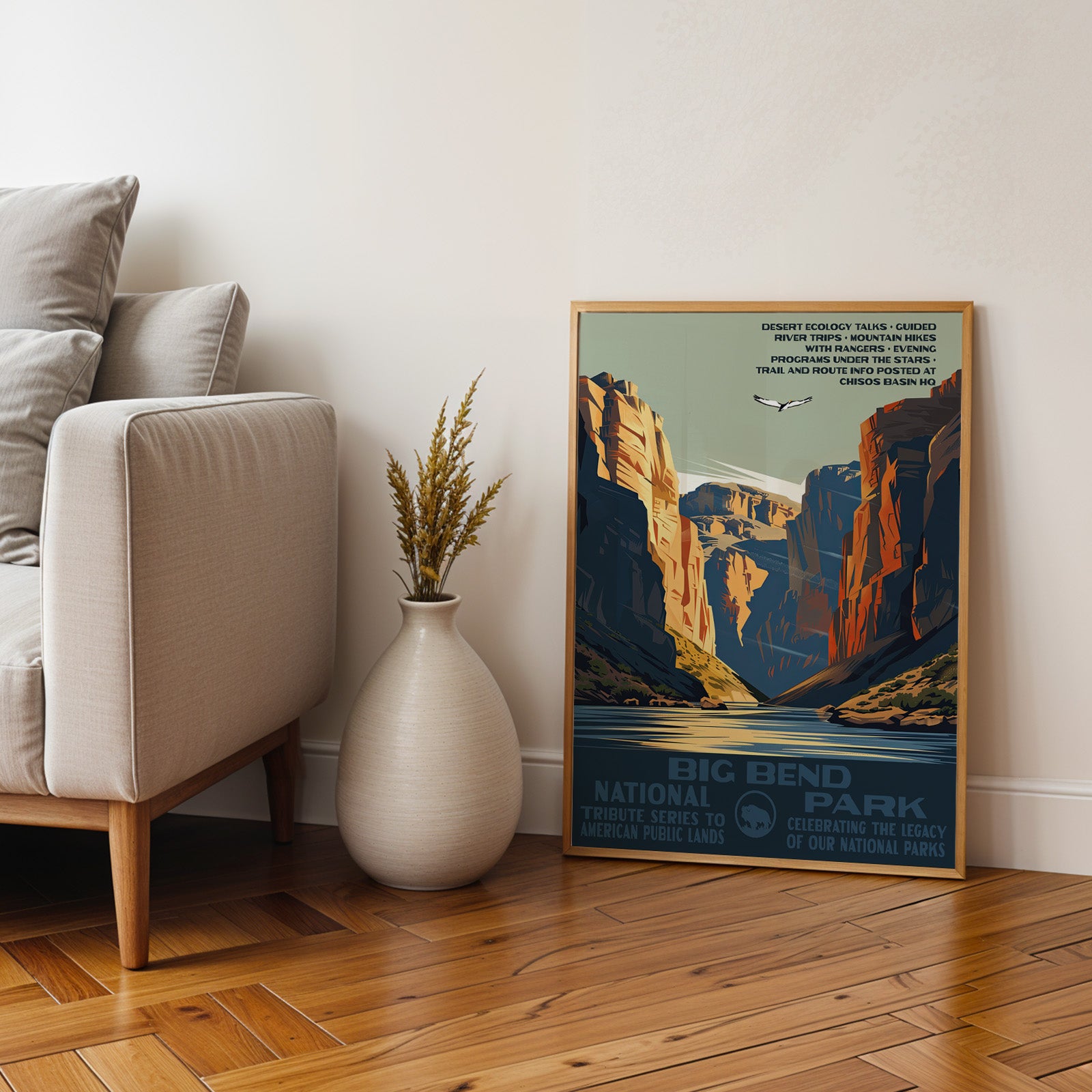 Big Bend National Park Vintage WPA Art