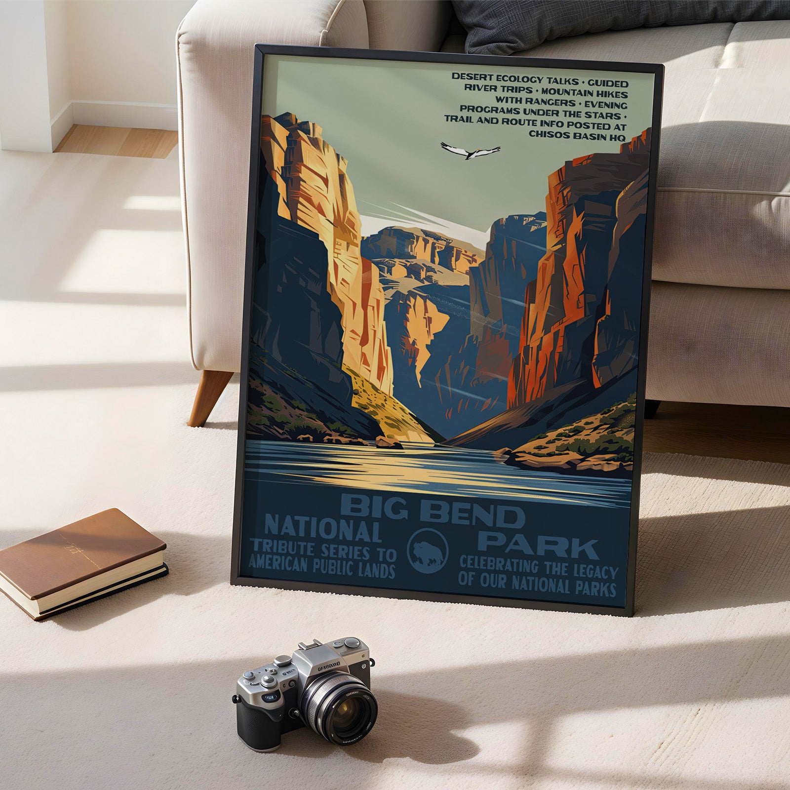 Big Bend National Park Vintage WPA Art