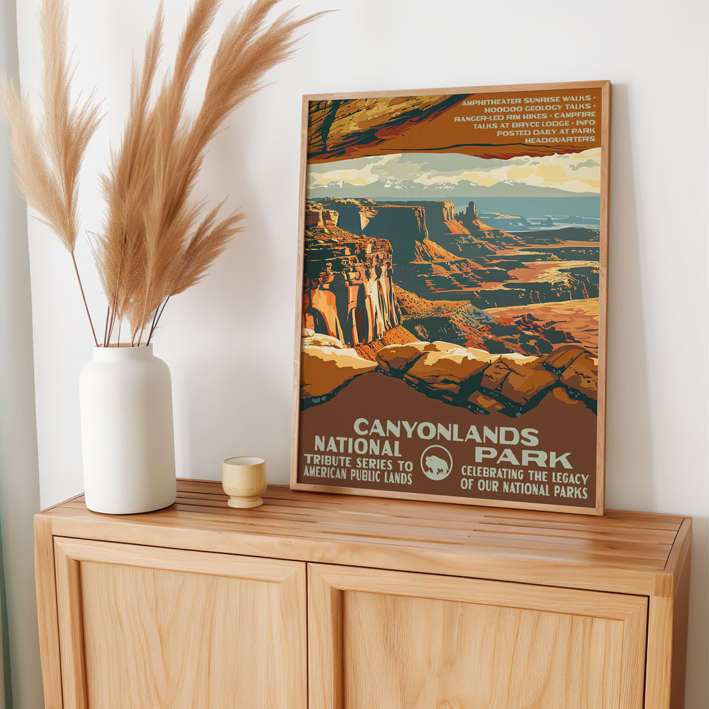 Canyonlands National Park Vintage WPA Art