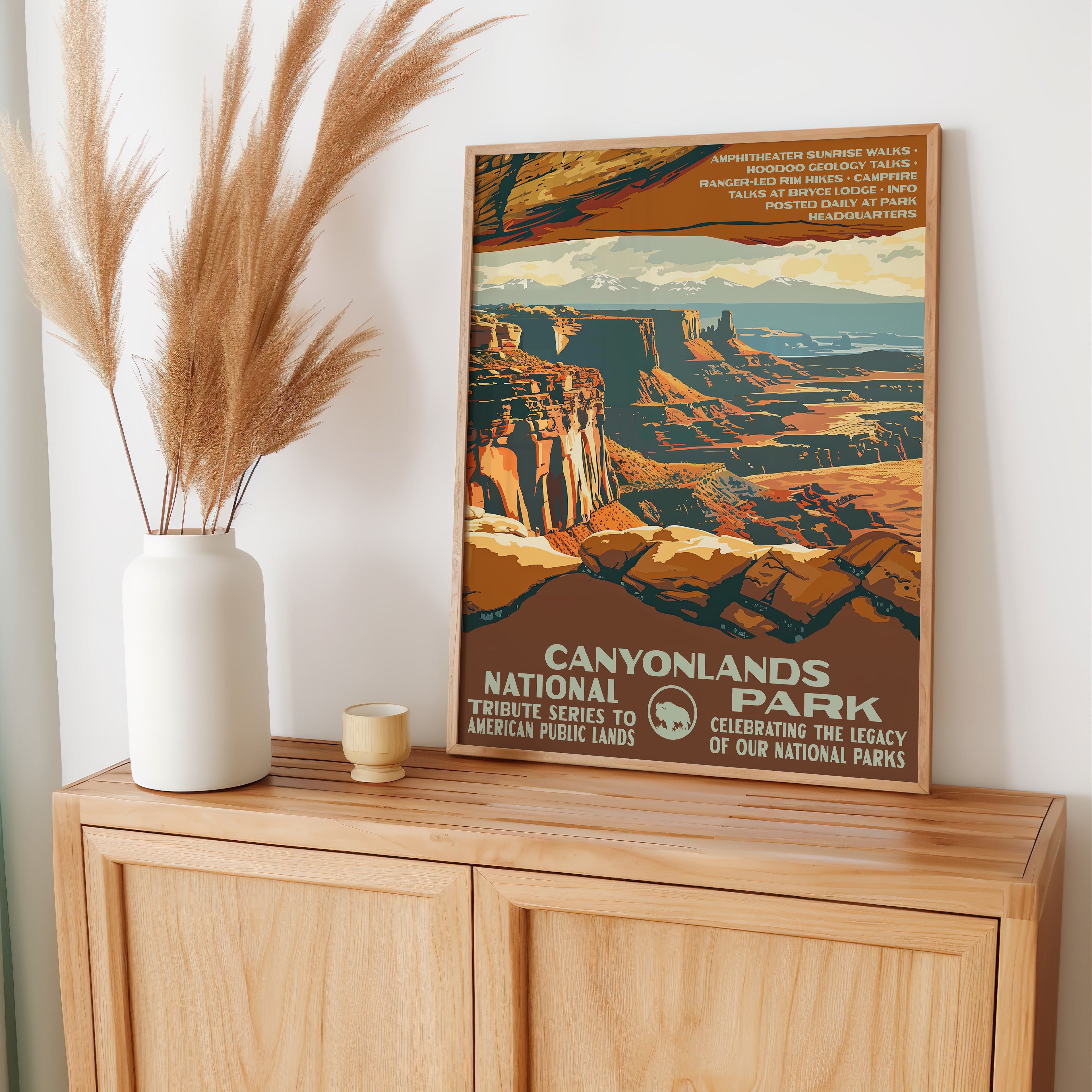 Canyonlands National Park Vintage WPA Art