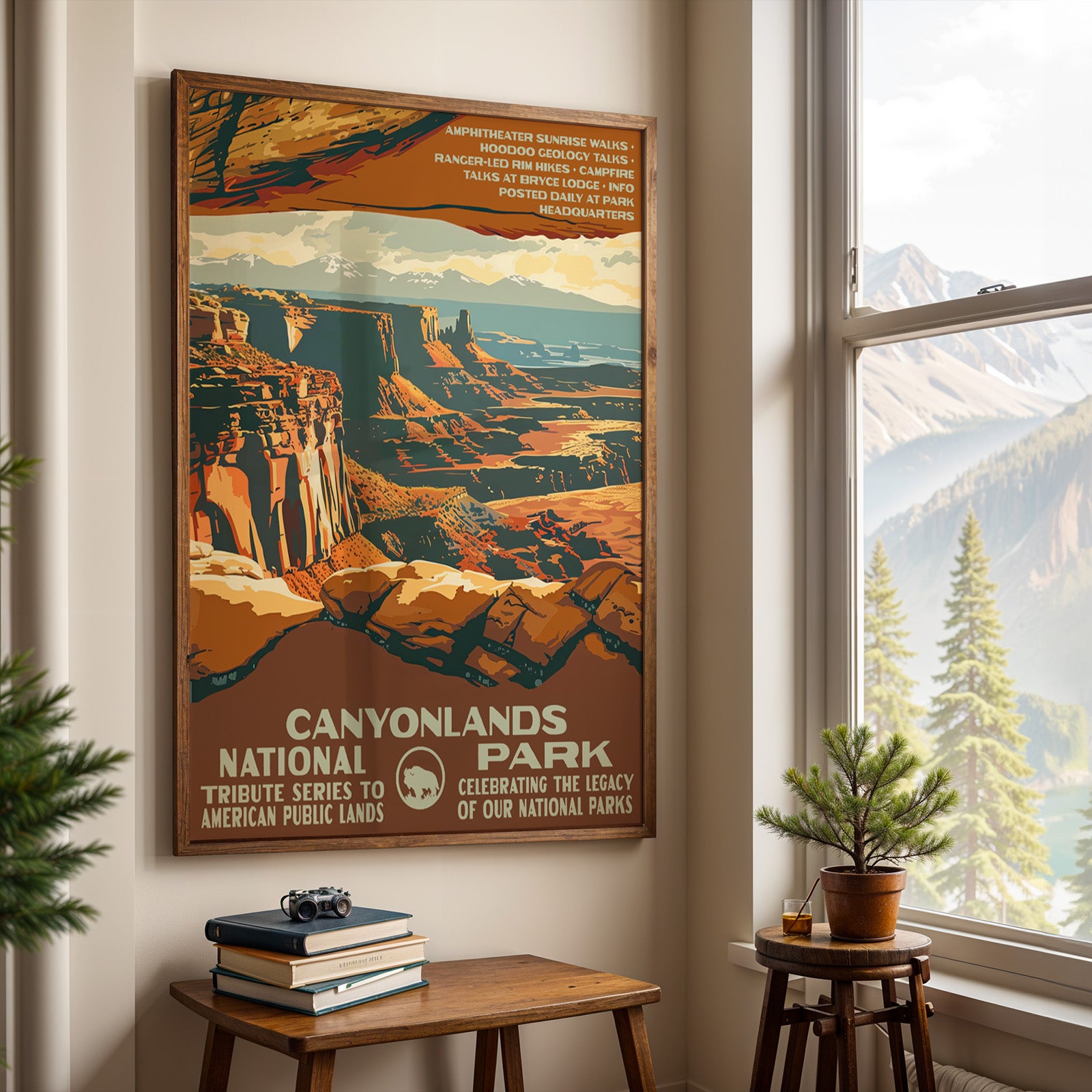 Canyonlands National Park Vintage WPA Art