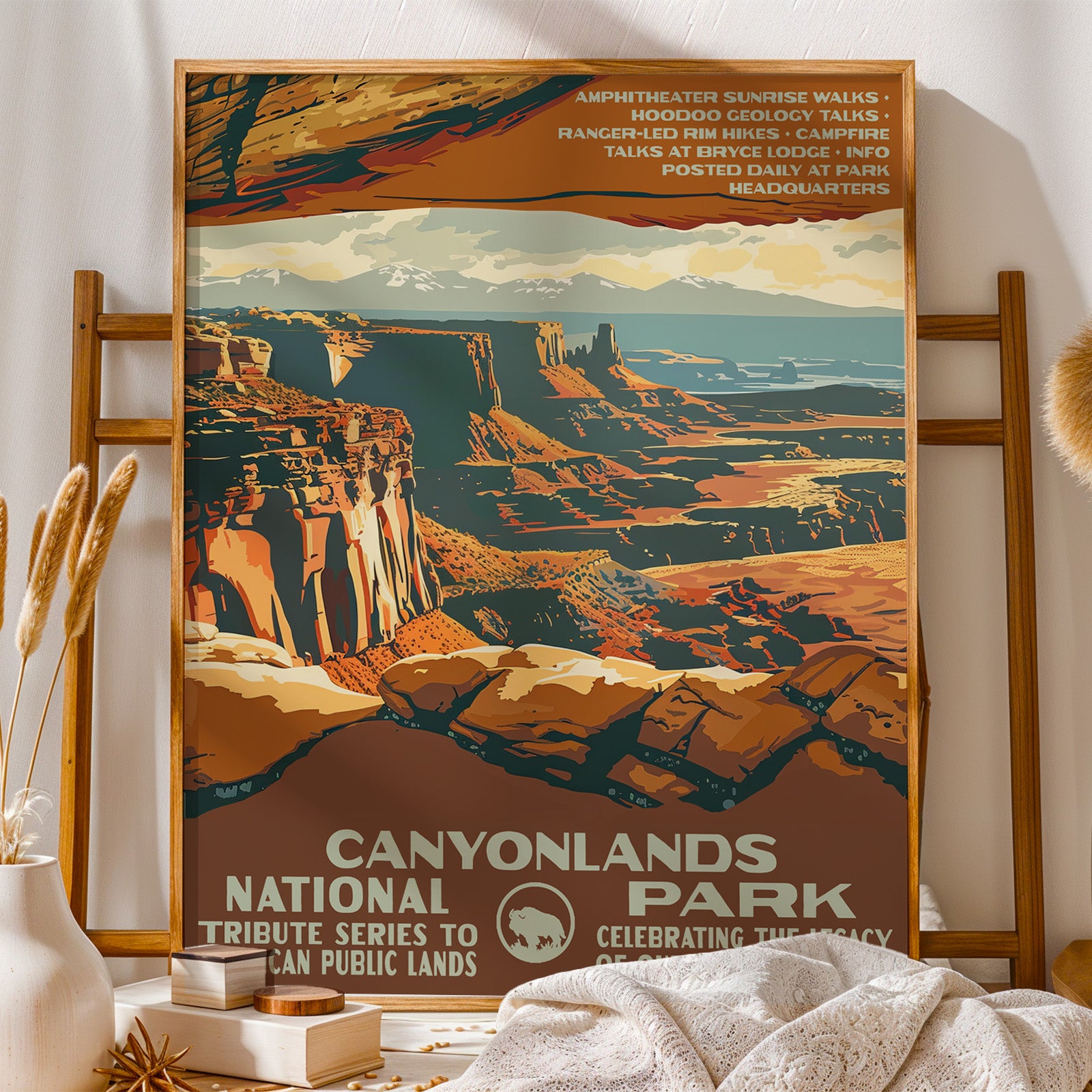 Canyonlands National Park Vintage WPA Art