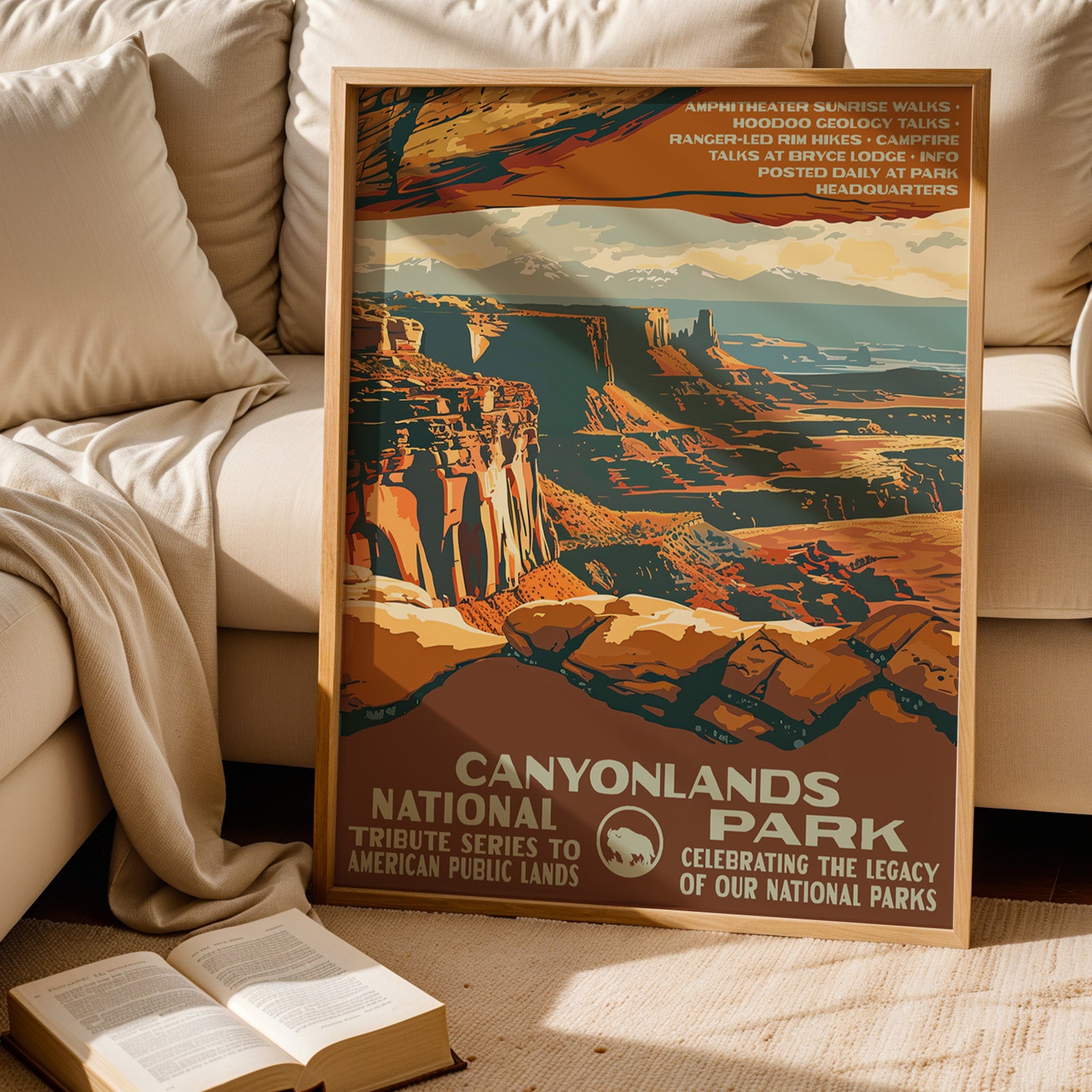 Canyonlands National Park Vintage WPA Art