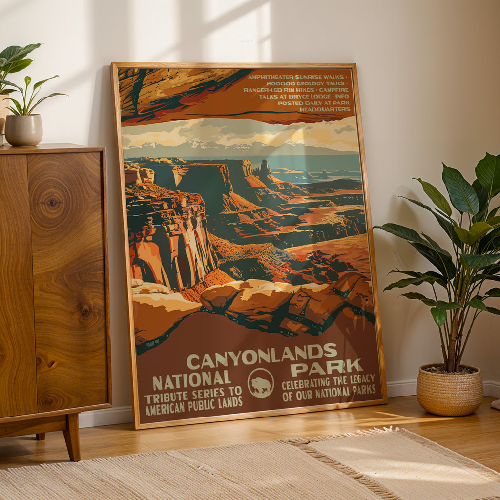 Canyonlands National Park Vintage WPA Art