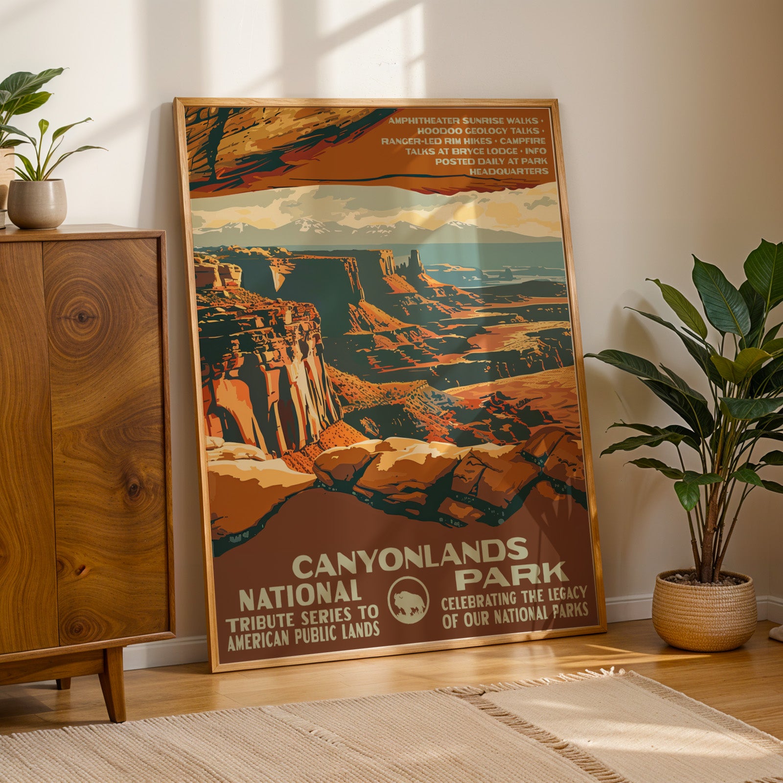 Canyonlands National Park Vintage WPA Art