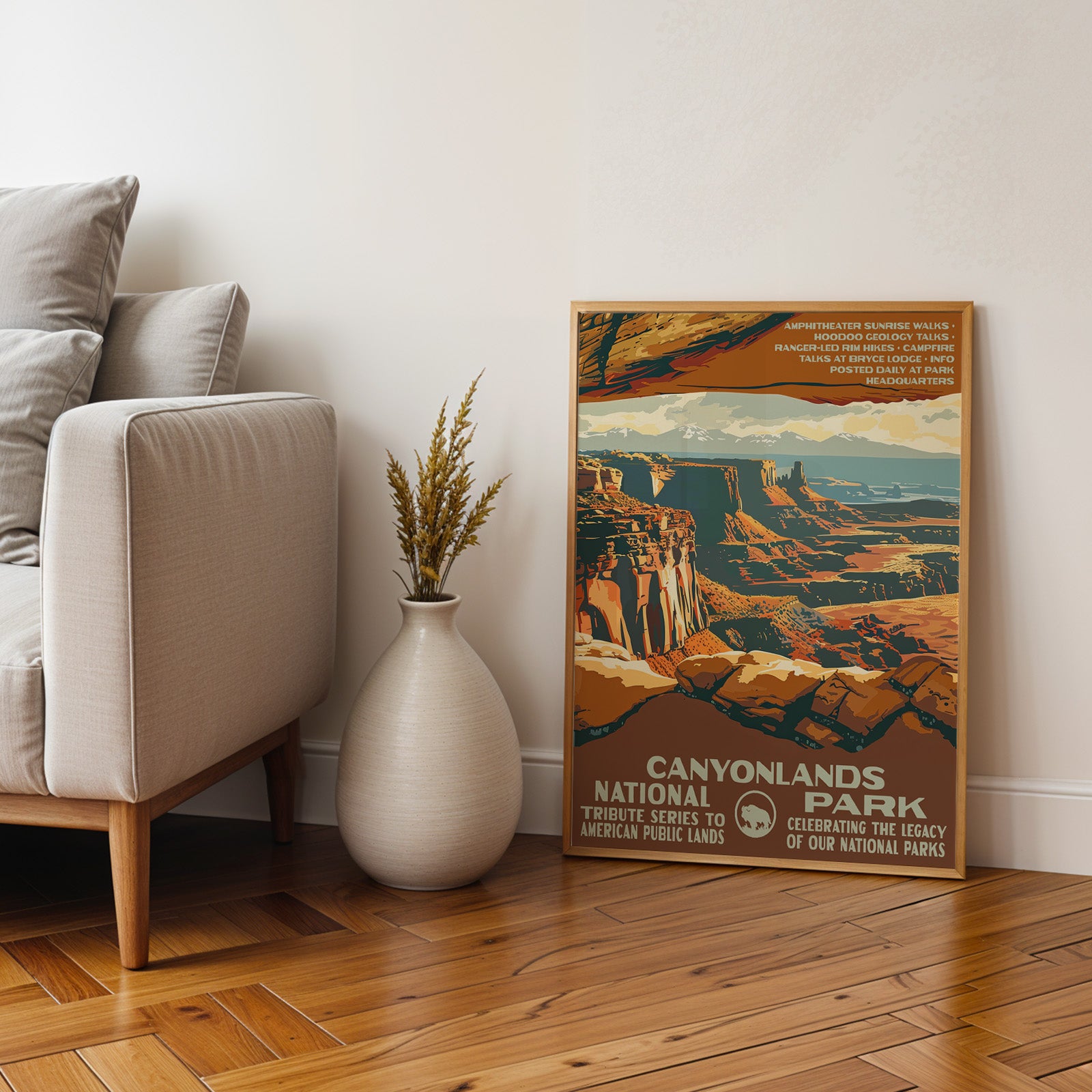 Canyonlands National Park Vintage WPA Art