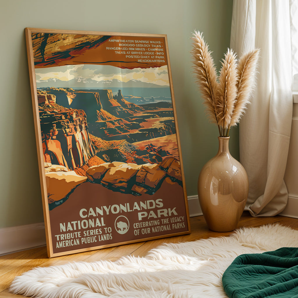 Canyonlands National Park Vintage WPA Art