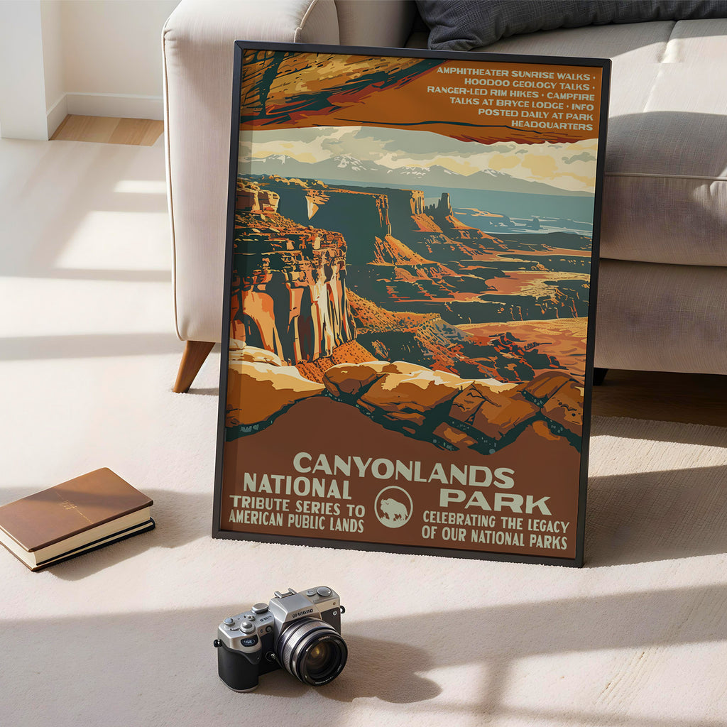 Canyonlands National Park Vintage WPA Art