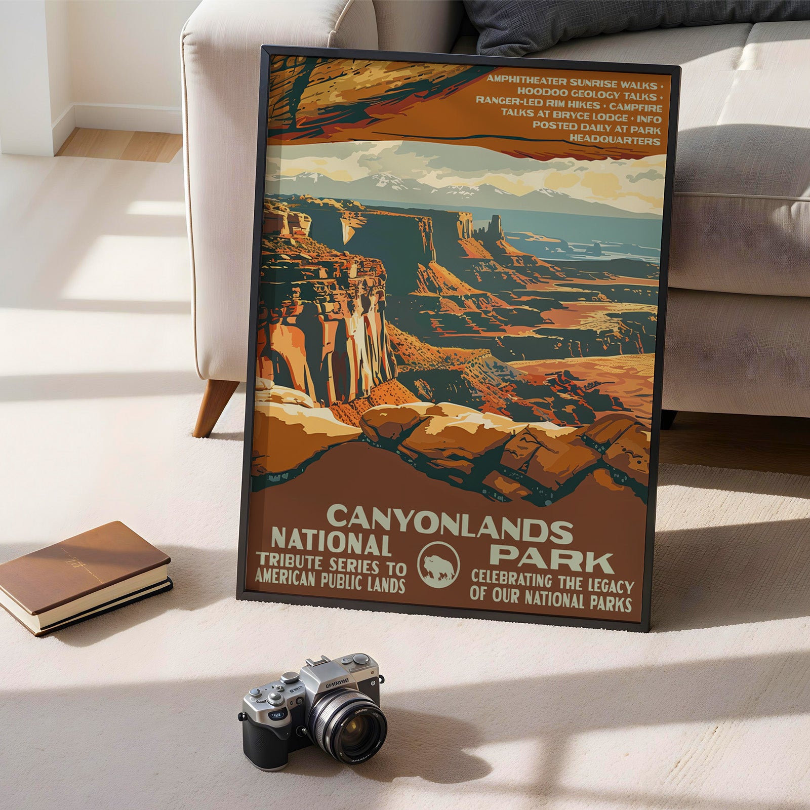 Canyonlands National Park Vintage WPA Art