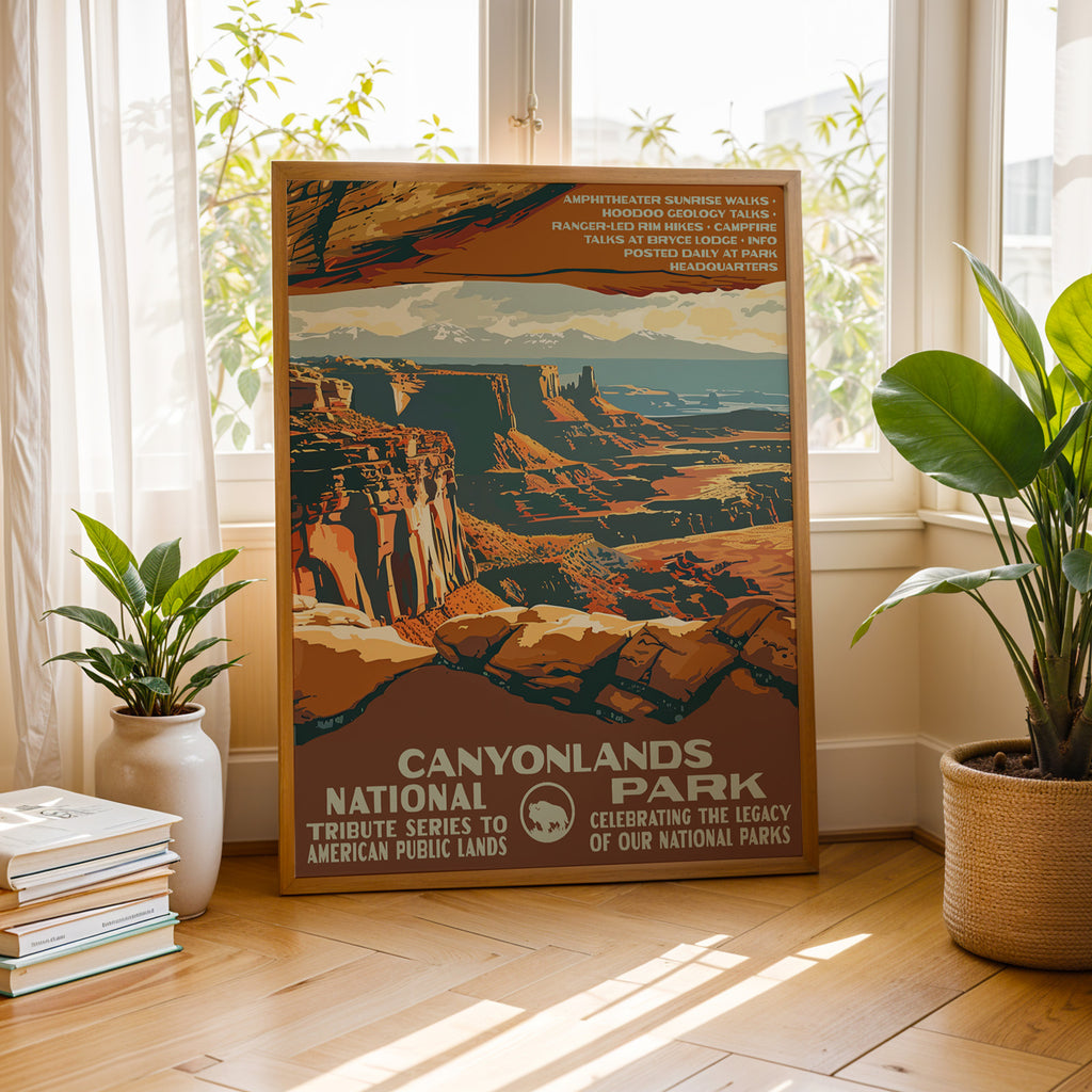 Canyonlands National Park Vintage WPA Art