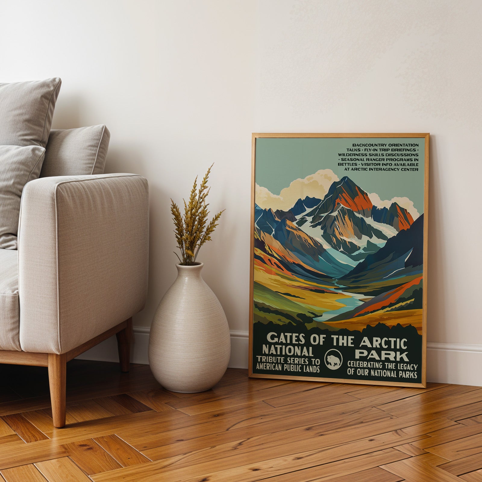Gates of the Arctic National Park Vintage WPA Art