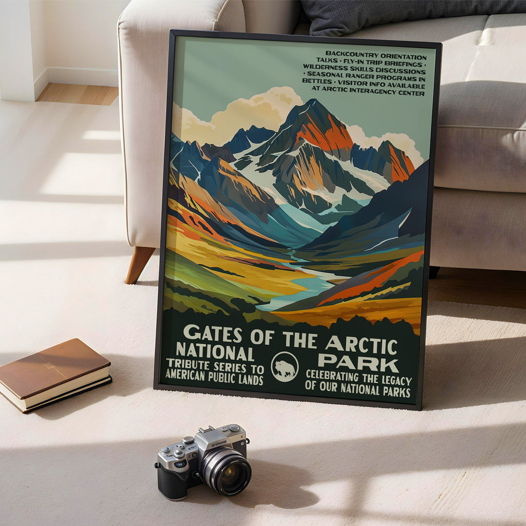 Gates of the Arctic National Park Vintage WPA Art