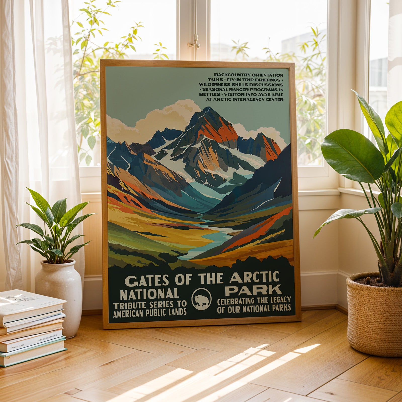Gates of the Arctic National Park Vintage WPA Art