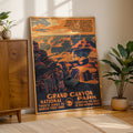 Grand Canyon National Park Vintage WPA Art