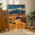 Great Sand Dunes National Park Vintage WPA Art
