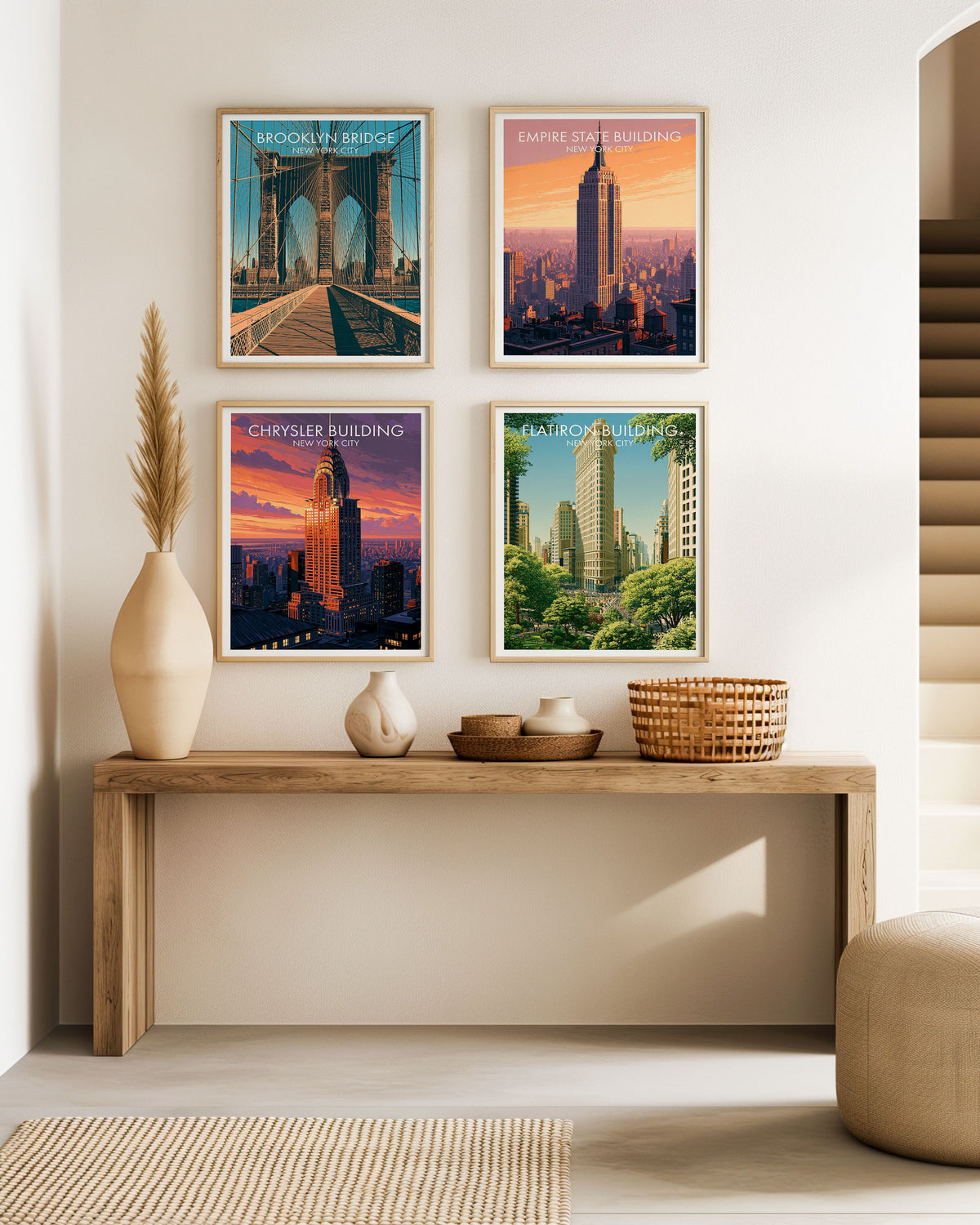 New York City Landmarks Gallery Wall