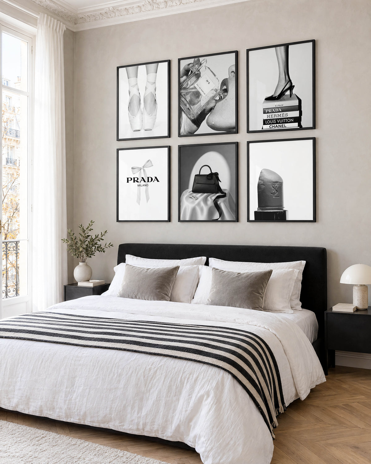 Black and White Fashion Gallery Wall