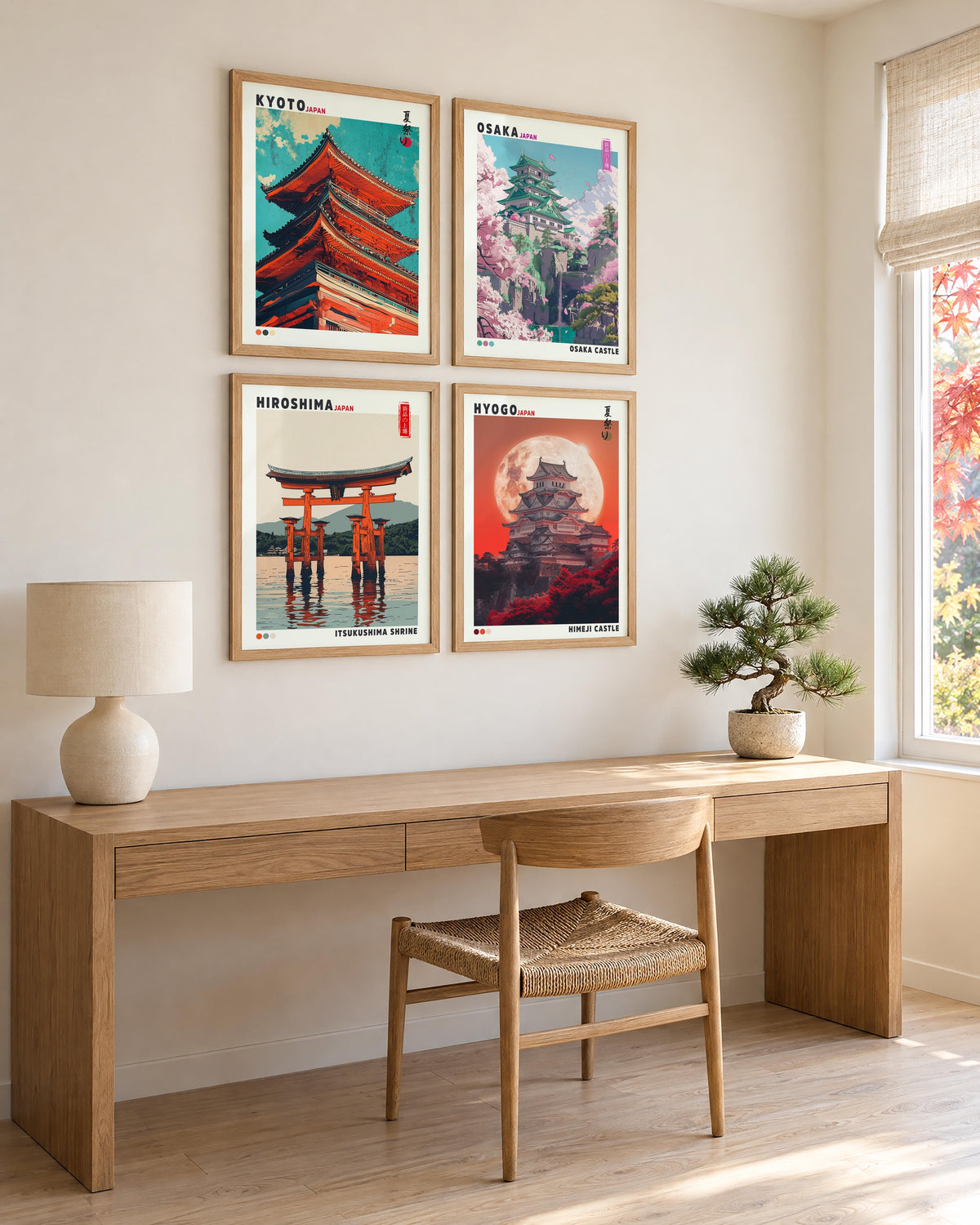 Japan Travel Poster Gallery Wall