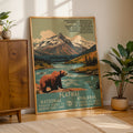 Katmai National Park Vintage WPA Art