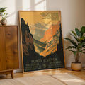 Kings Canyon National Park Vintage WPA Art