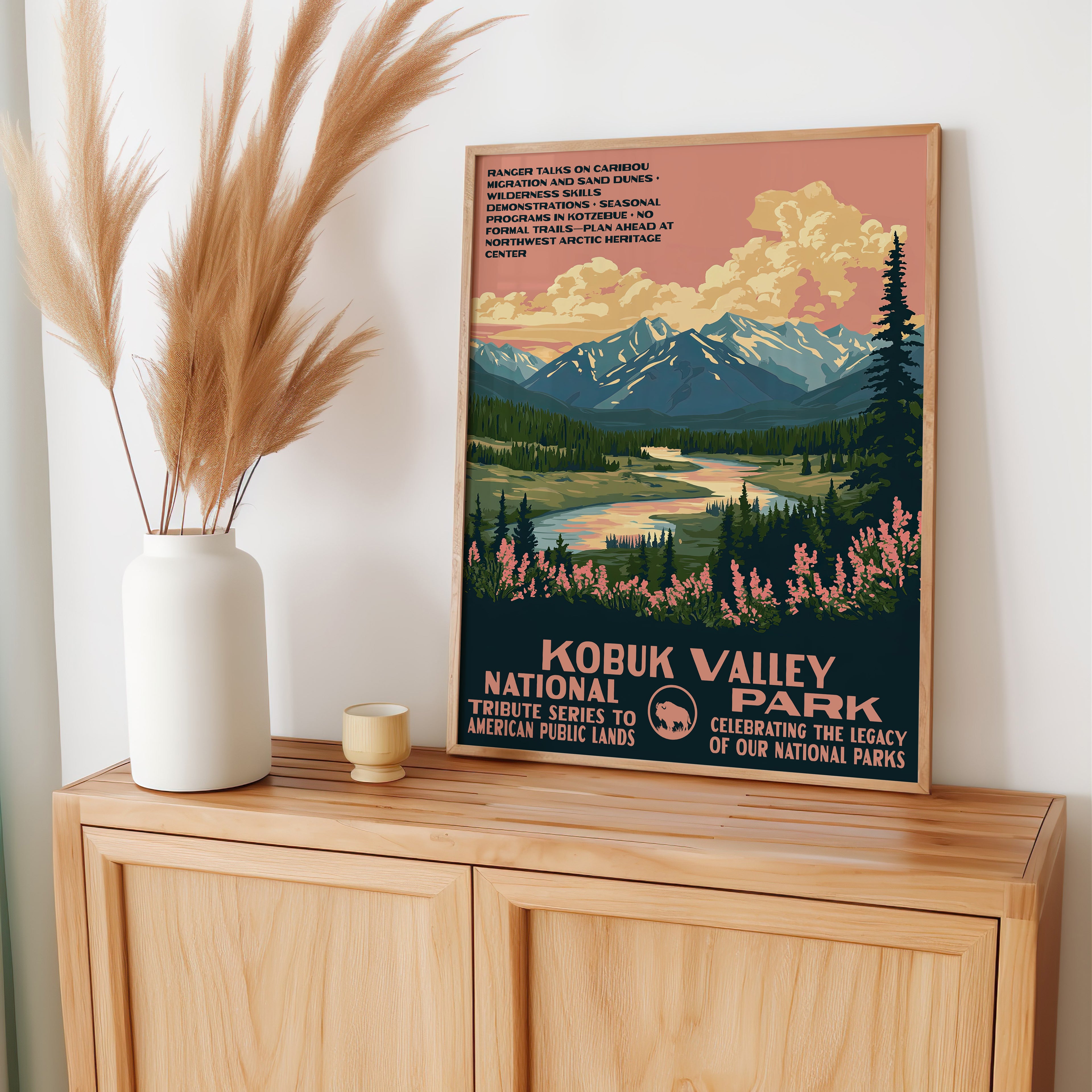 Kobuk Valley National Park Vintage WPA Art